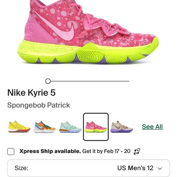 Nike Kyrie 5 Kids Sneakers - Pink and Neon Green